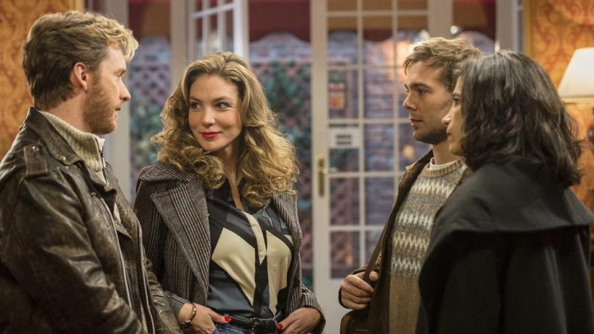 Grabación de la nueva temporada de la serie de TVE-1 Cuéntame cómo pasó.-IRENE MERITXELL