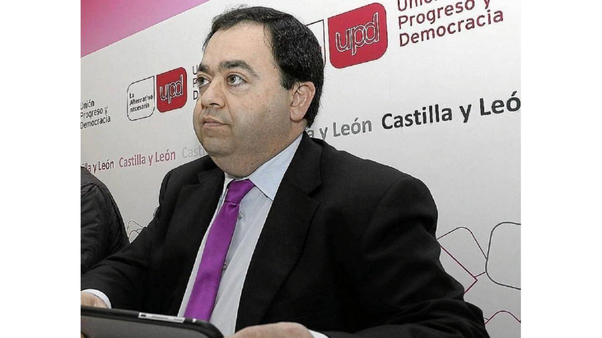 El candidato a la Junta de UPyD en Castilla y León, Rafael Delgado-Nacho Gallego