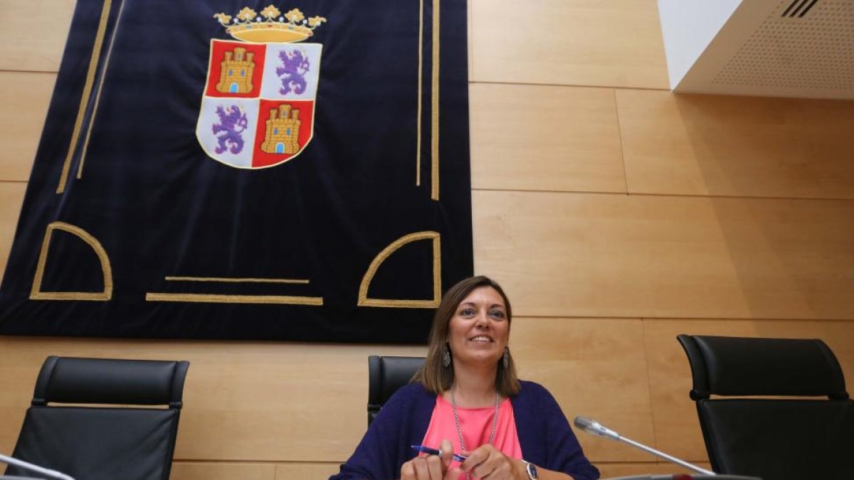 La consejera de Agricultura y Ganadería y portavoz de la Junta de Castilla y León, Milagros Marcos, comparece en rueda de prensa posterior al Consejo de Gobierno-ICAL