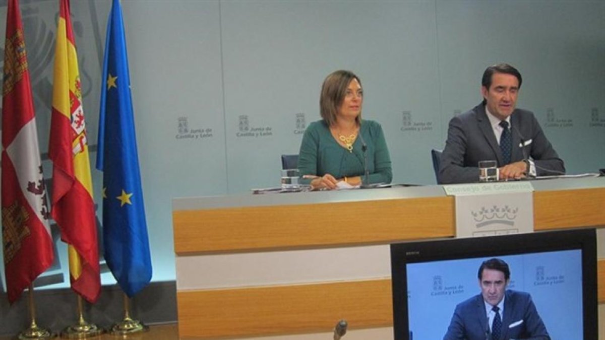 La portavoz de la junta de Castilla y León-EUROPA PRESS