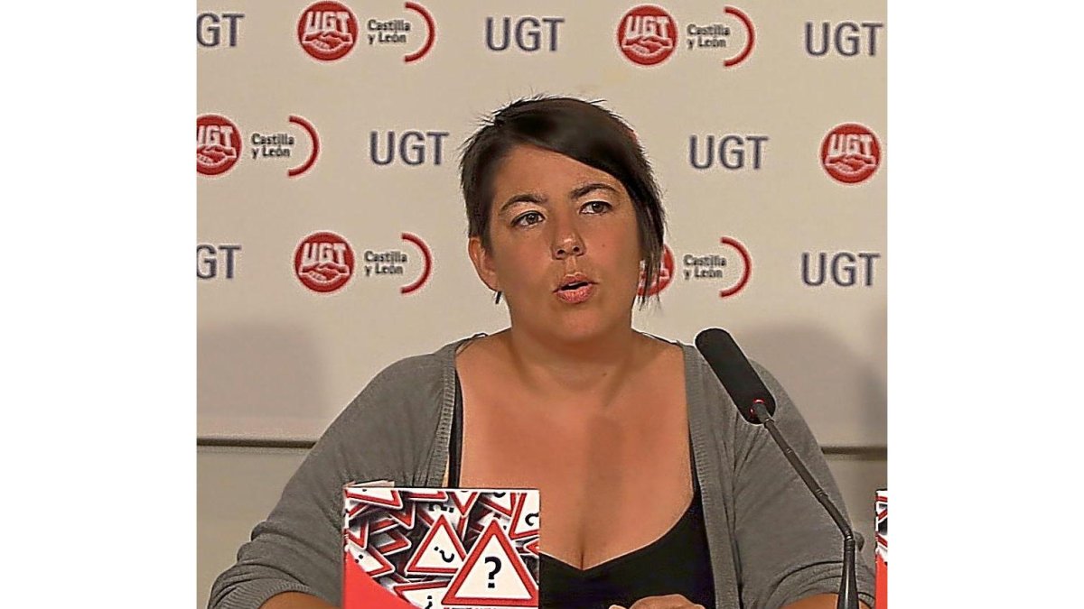 Ana Isabel Martín, secretaria de Igualdad y Juventud de UGT-CyL.-ICAL