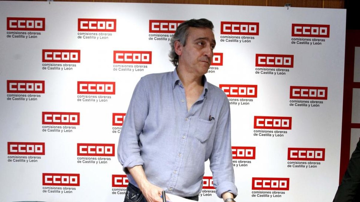 El secretario de Empleo y Formación de CCOO-CyL, Saturnino Fernández-ICAL
