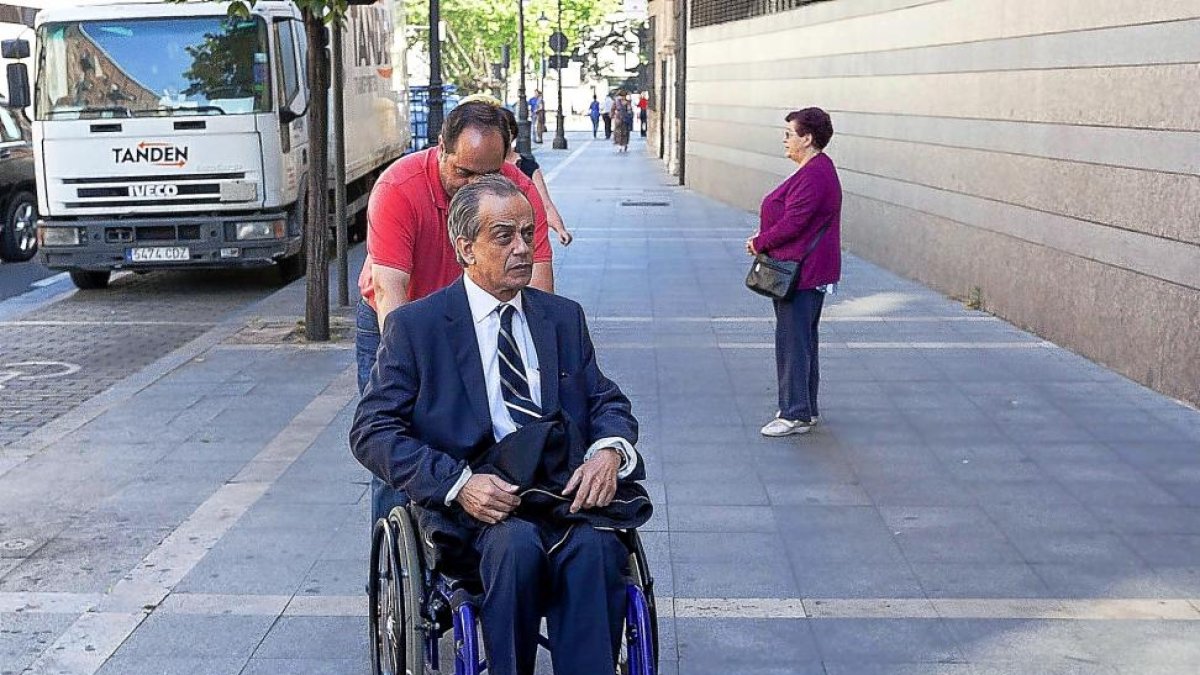 Rodríguez Segovia accede al juzgado para su declaración.-P. REQUEJO
