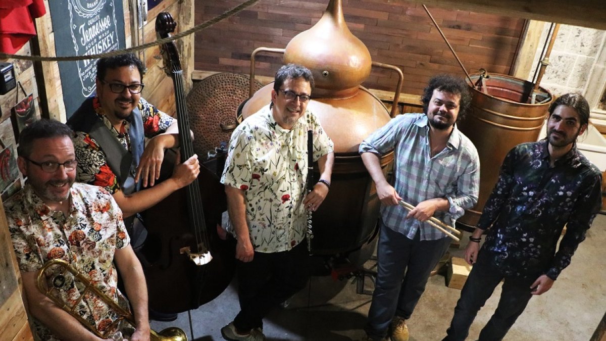 Alberto García, César Díez, Carlos Soto, Adal Pumarabín y Jesús Bravo. | GASPAR FRANCÉS
