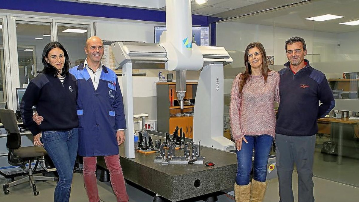 Sara, Aurelio, Rebeca y Juanjo Rafael, dueños de la empresa Faymasa.-MANUEL BRÁGIMO