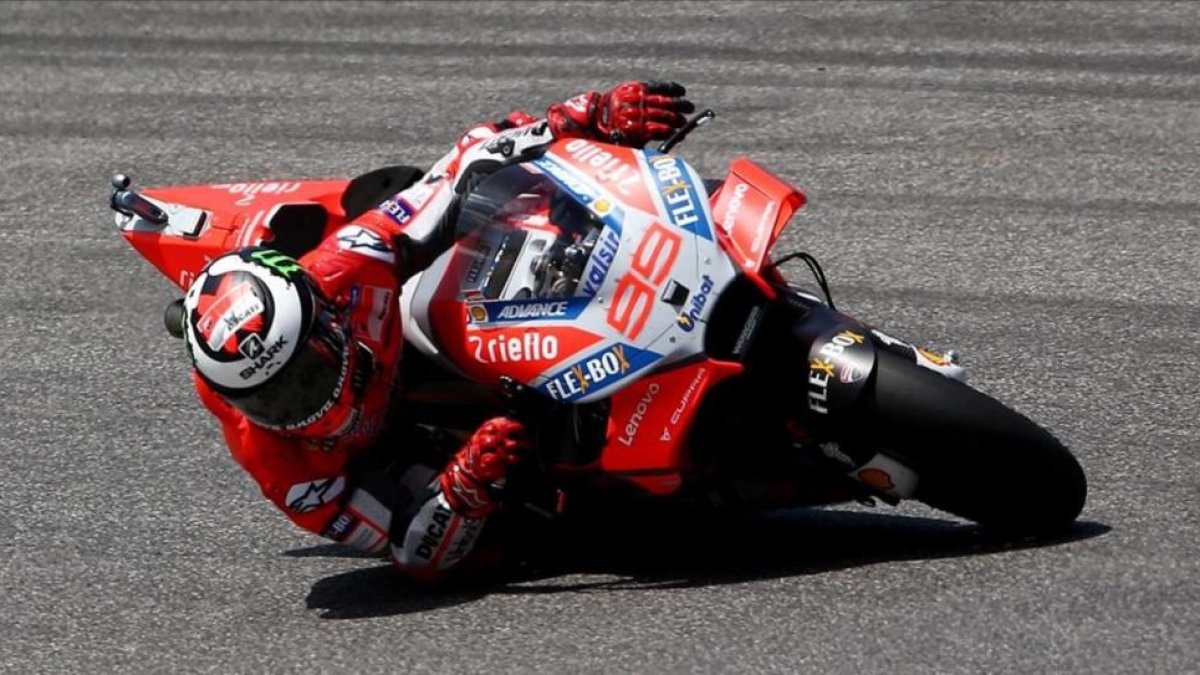 Jorge Lorenzo se ha reivindicado en el circuito de Mugello.-ALESSANDRO BIANCHI