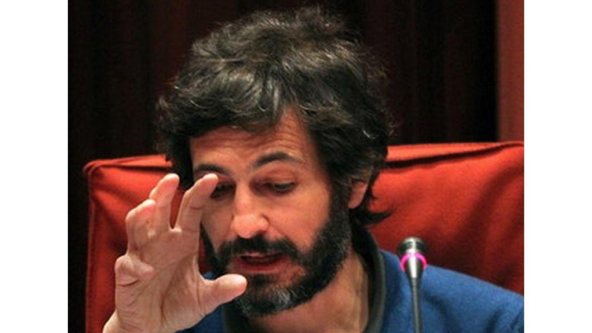 Oleguer Pujol Ferrusola, hijo del expresidente de catalán Jordi Pujol, durante su comparecencia en la comisión del Parlament.-TONI GARRIGA / EFE