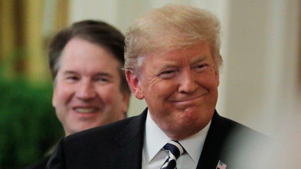 Donald Trump asegura que Brett Kavanaugh es inocente de las acusaciones por acoso sexual.-X90054