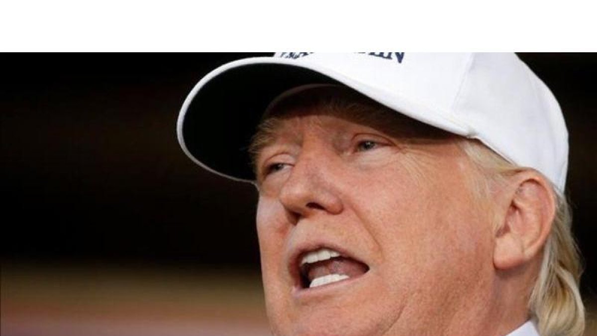 Donald Trump, durante un discurso en Des Moines (Iowa), el pasado sábado.-CARLO ALLEGRI / REUTERS