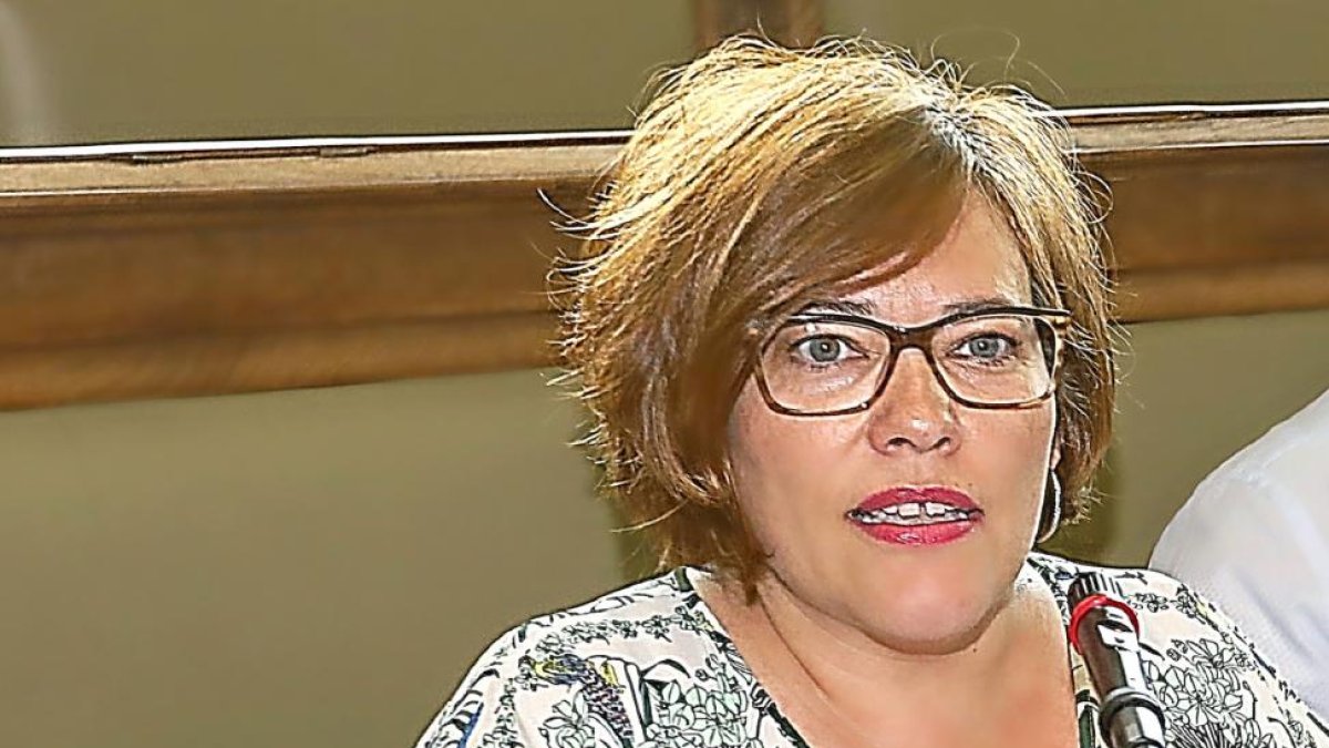 La portavoz del Grupo Municipal Sí Se Puede Valladolid (SíVA), Charo Chávez.-J. M. LOSTAU