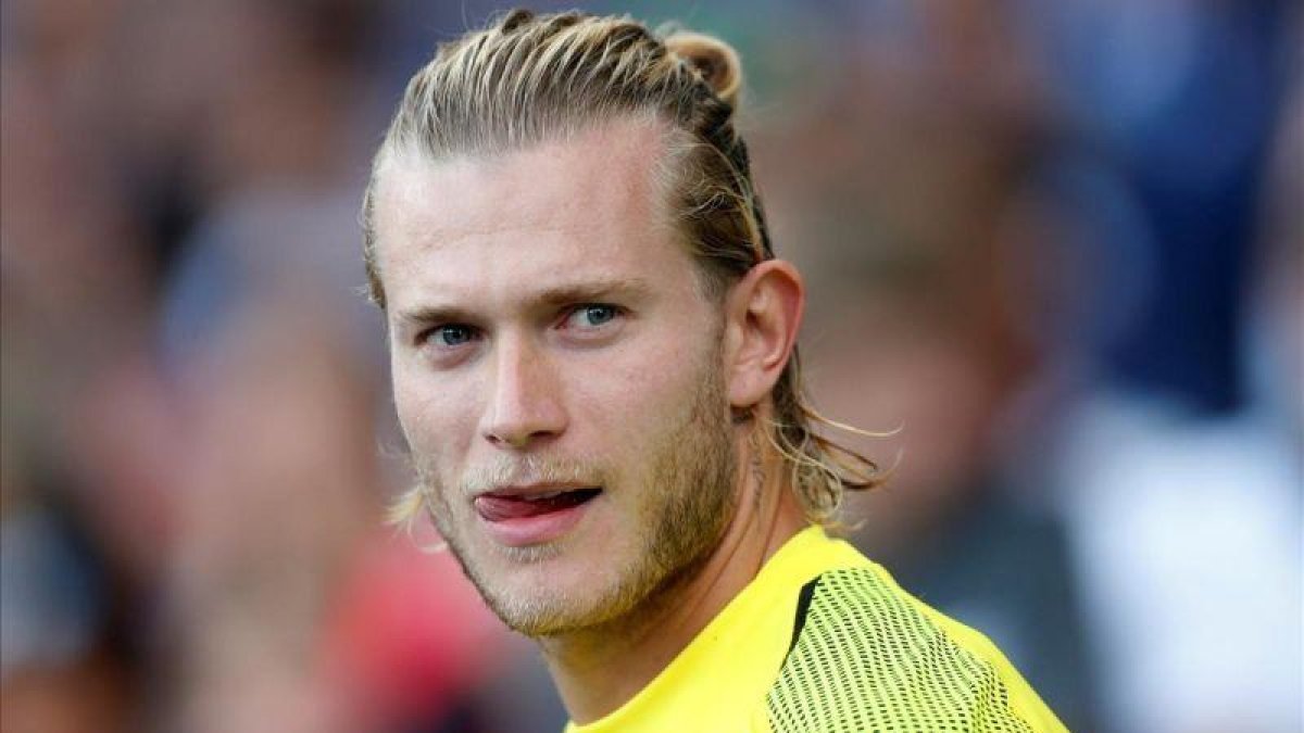 Loris Karius en un partido con el Liverpool.-ED SYKES