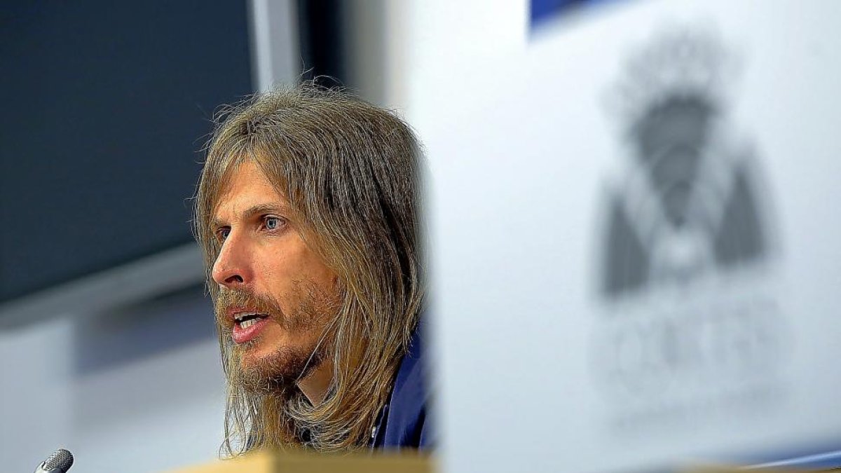 Pablo Fernández en rueda de prensa.-ICAL