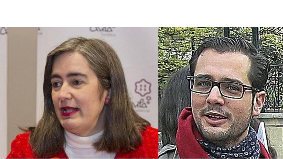 Sonsoles Sánchez Reyes y Pablo Pérez Conrado.-EL MUNDO