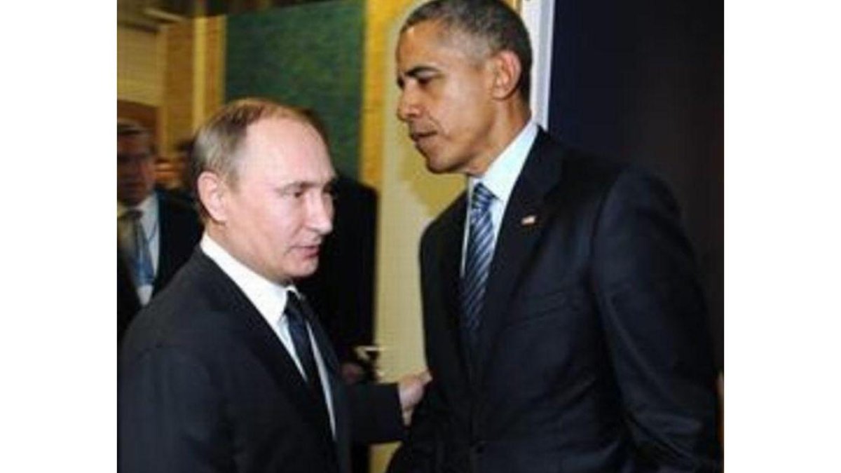 Obama y Putin, en septiembre del 2015, en la ONU.-AP / ANDREW HARNIK