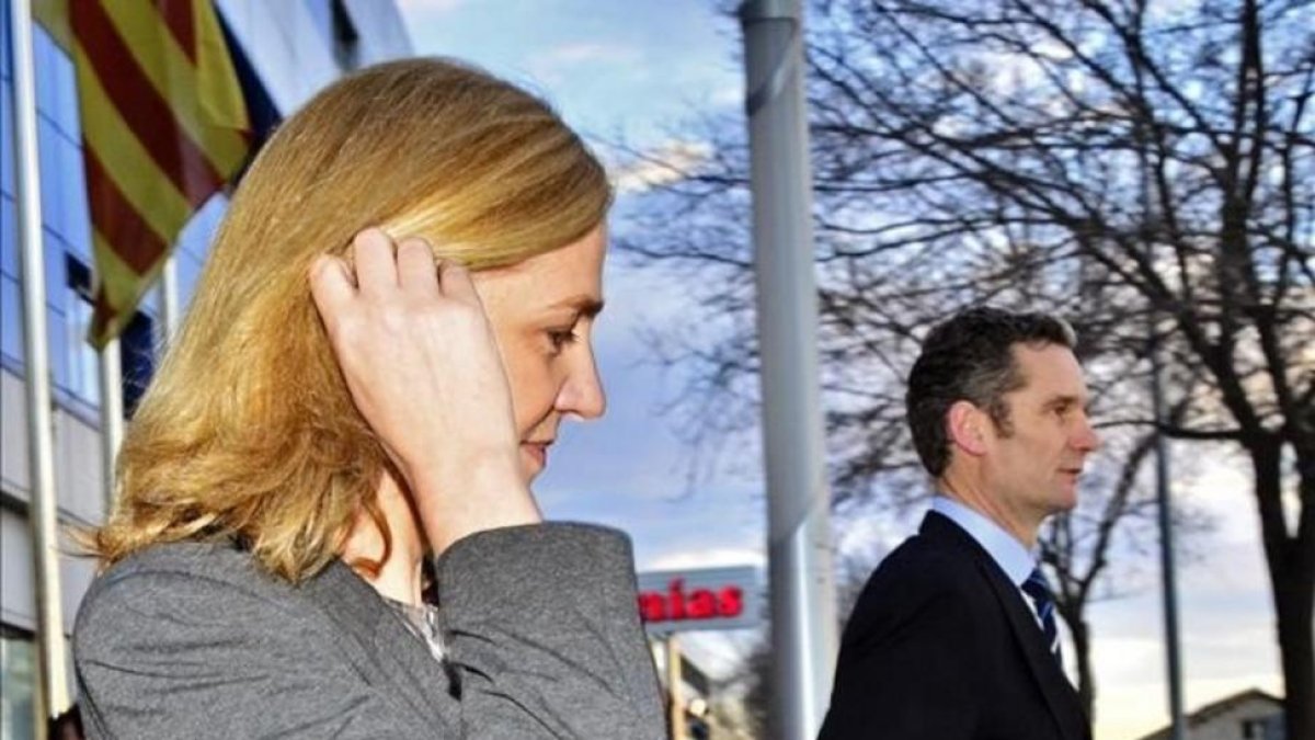 La infanta Cristina junto a su esposo, Iñaki Urdangarin.-ATIENZA