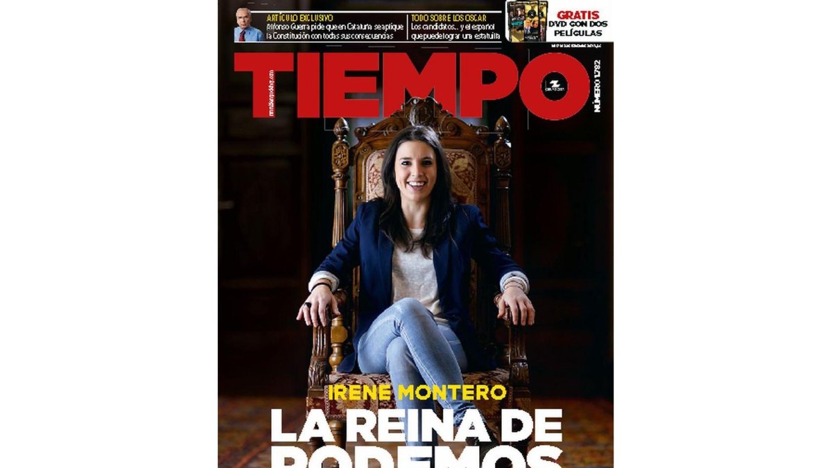 La nueva portada de la revista TIEMPO.-