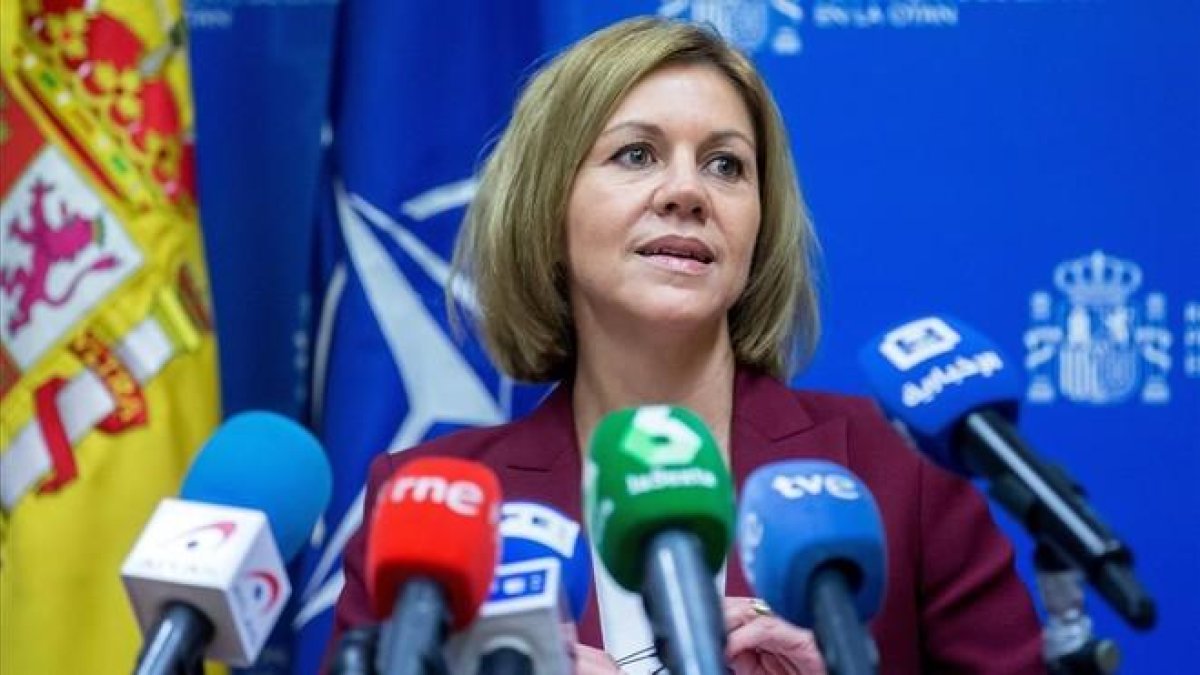 La exministra de Defensa María Dolores de Cospedal.-EFE