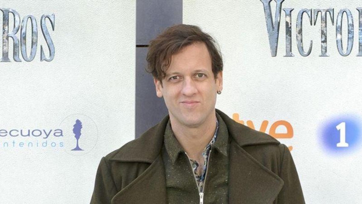 El actor catalán Edu Soto, en la presentacón de la serie de TVE-1 'Víctor Ros'.-