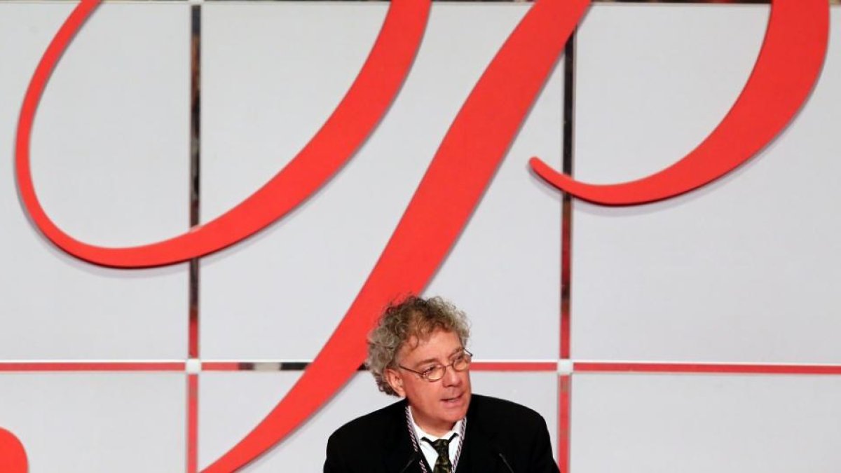 Juan Carlos Mestre, durante su intervención.-ICAL