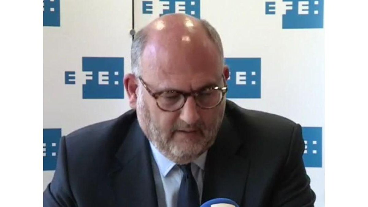 Eduard Pujol, esta mañana en EFE-EFE