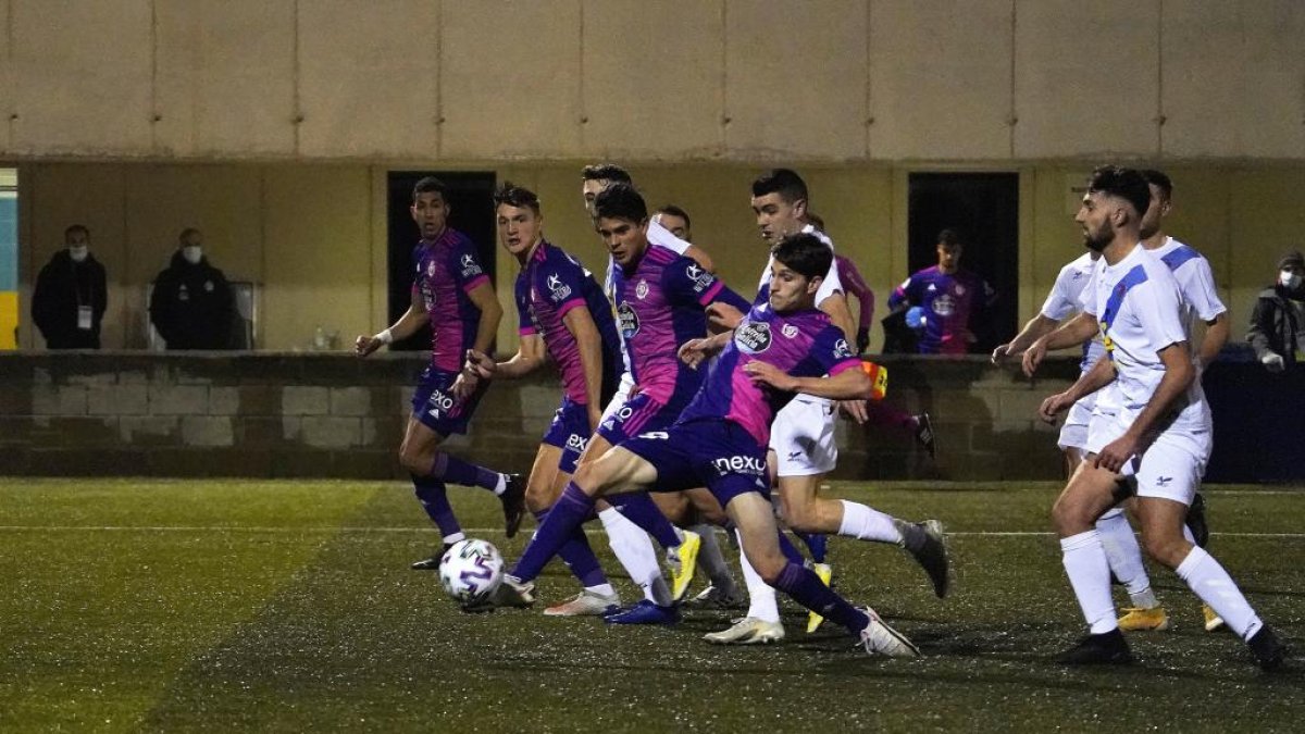 PARTIDO DE COPA CANTOLAGUA-VALLADOLID .15-12-2020/ARABA PRESS/ESTELLA-NAVARRA