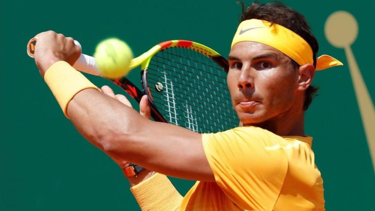 Rafael Nadal, en Montecarlo.-REUTERS