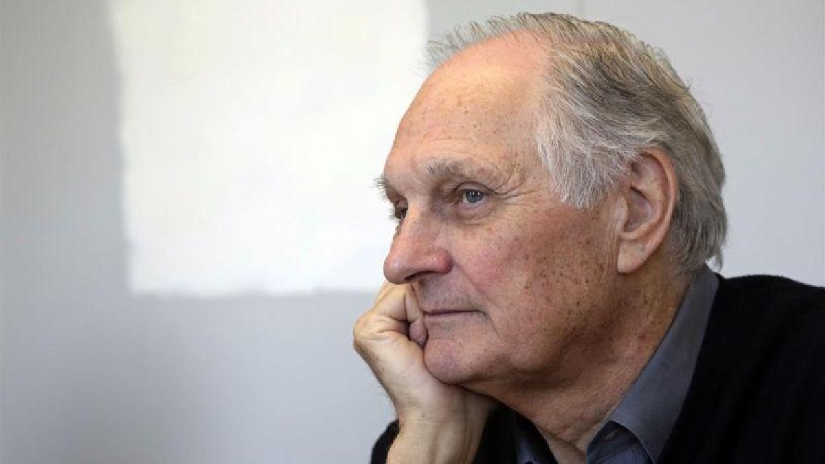 Alan Alda durante una intervención en la universidad de Stony Brook,en el 2013.-RICHARD DREW (AP)