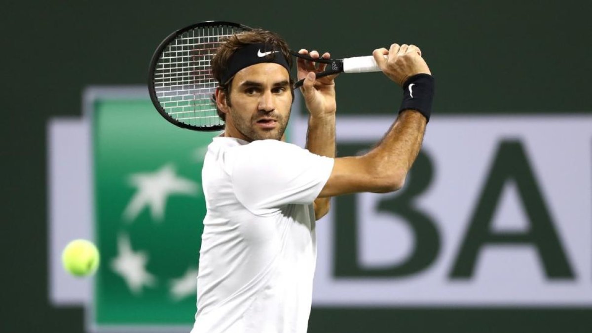 Roger Federer, camino de una nueva victoria.-/ MATTHEW STOCKMAN (AFP)