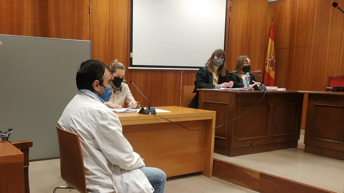 El militar acusado durante el juicio en el que se ha limitado a reconocer su culpabilidad. - EUROPA PRESS
