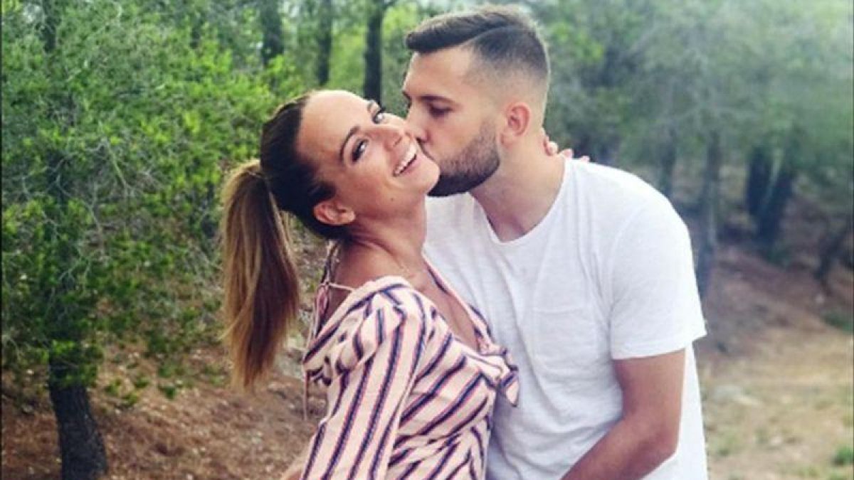 Jordi Alba y Romarey Ventura esperan su primer hijo.-EL PERIÓDICO (INSTAGRAM)