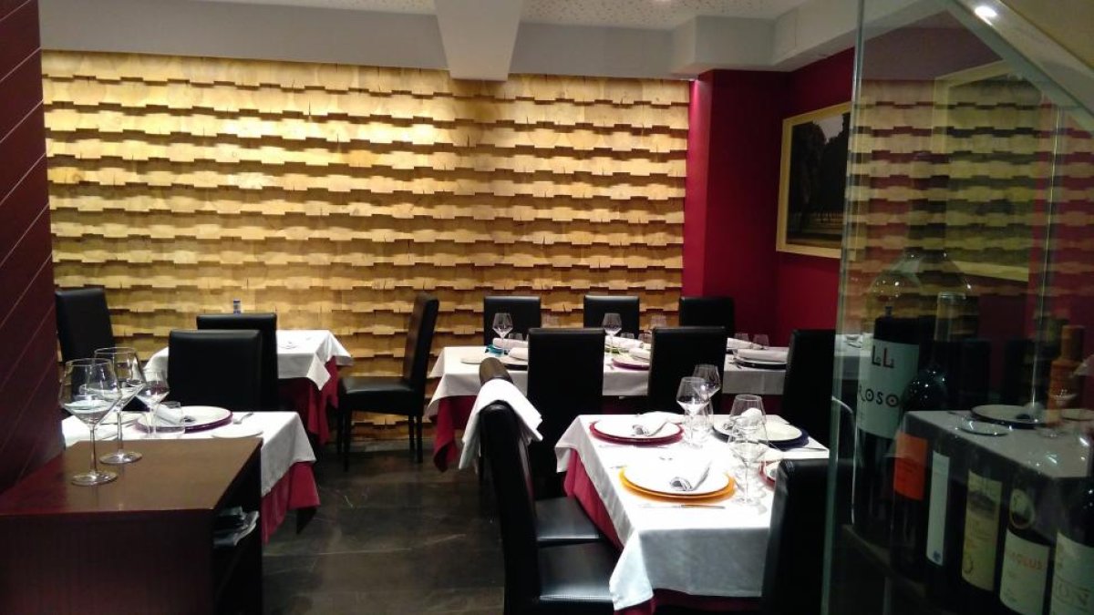 Detalle de uno de los rincones de este céntrico restaurante vallisoletano.-I. M.
