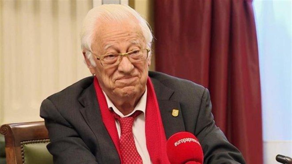 El fundador de Mensajeros de la Paz, Ángel García, conocido como Padre Ángel.-EUROPA PRESS