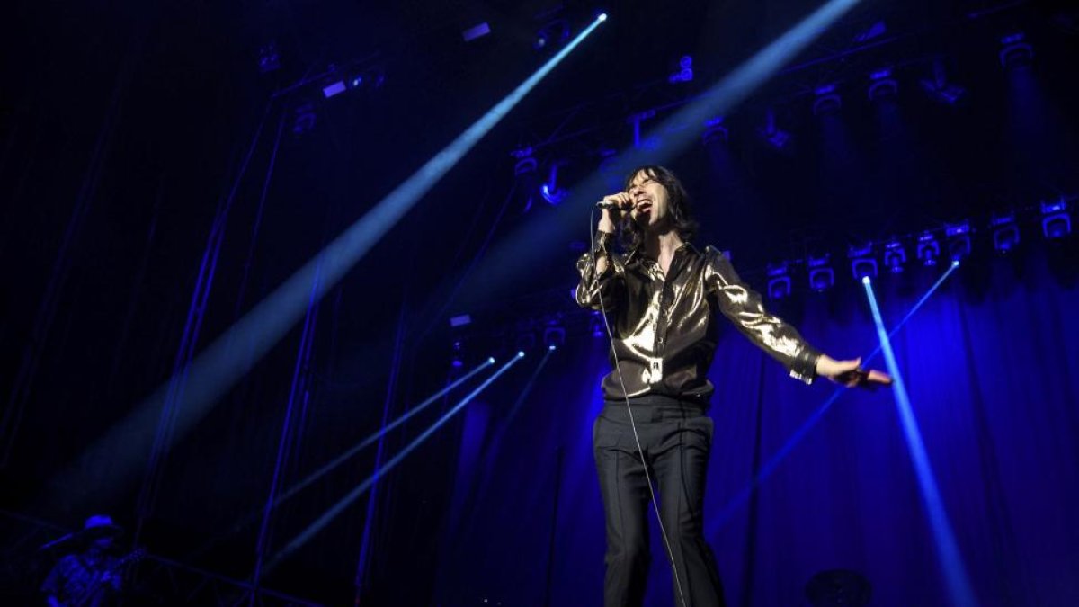 Imagen del vocalista del grupo Primal Scream.-E.M.