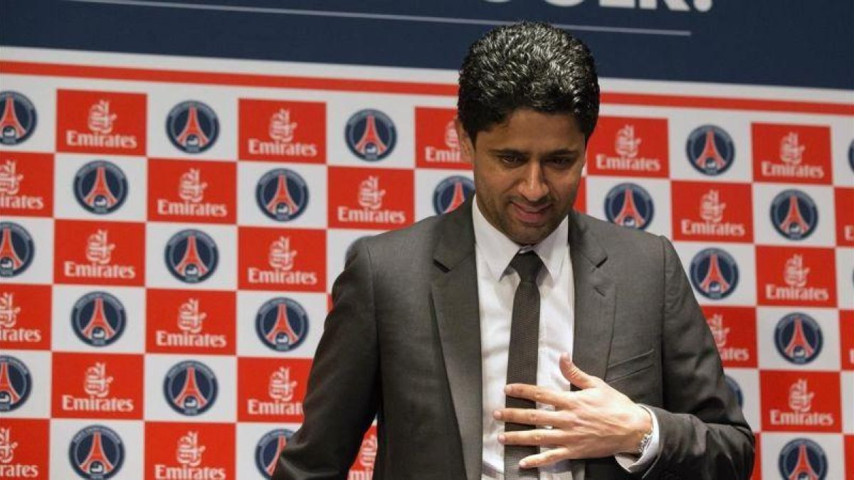 Nasser Al-Khelaïfi.-AP / MICHEL EULER