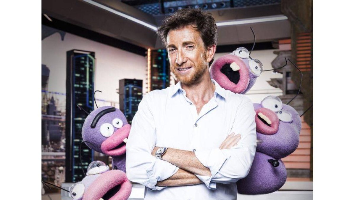 Pablo Motos y sus hormigas, en 'El hormiguero'.-Foto: ARCHIVO