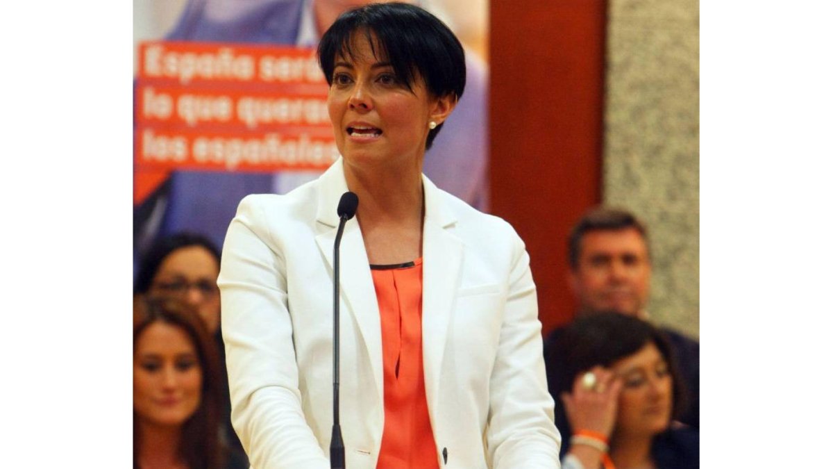 La cabeza de lista de Ciudadanos a la Alcaldía de Ponferrada, Rosa Luna-Ical
