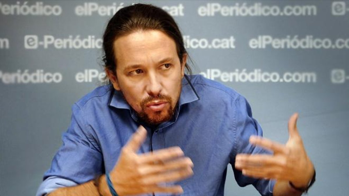 El secretario general de 'Podemos', Pablo Iglesias-EL PERIÓDICO