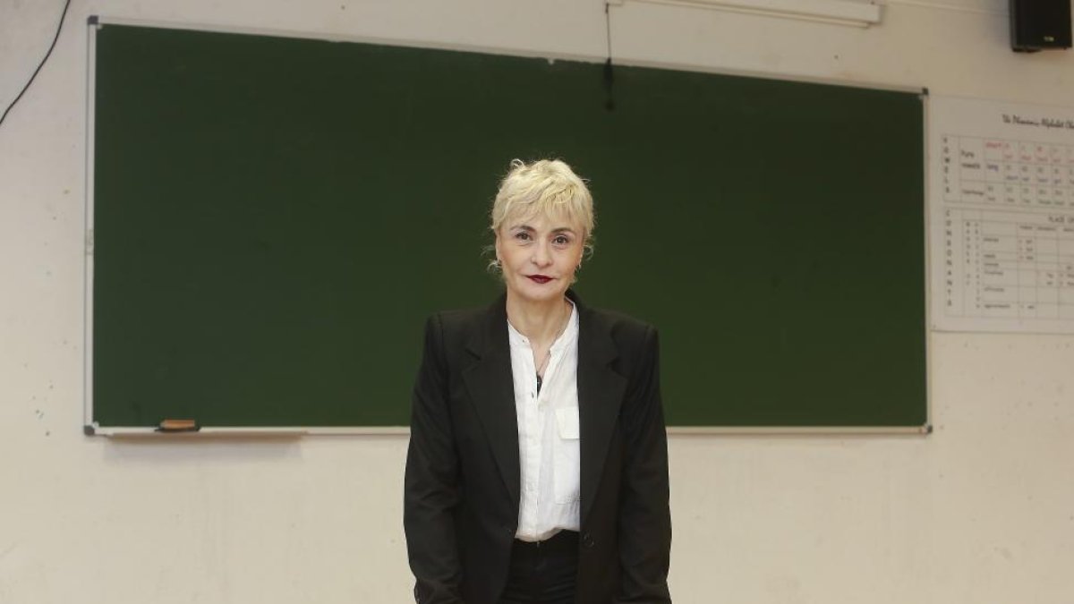 Ileana M. Greca Dufranc en la Facultad de Educación de la Universidad de Burgos.-RAÚL G. OCHOA