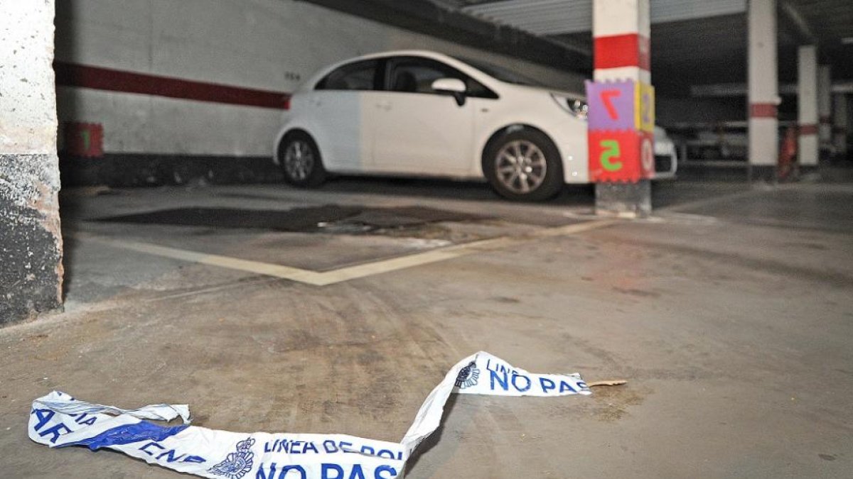 Imagen del lugar del asesinato de Yolanda Pascual.-ISRAEL L. MURILLO
