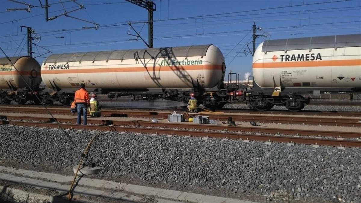 Foto del tren en el momento de la fuga-EUROPA PRESS