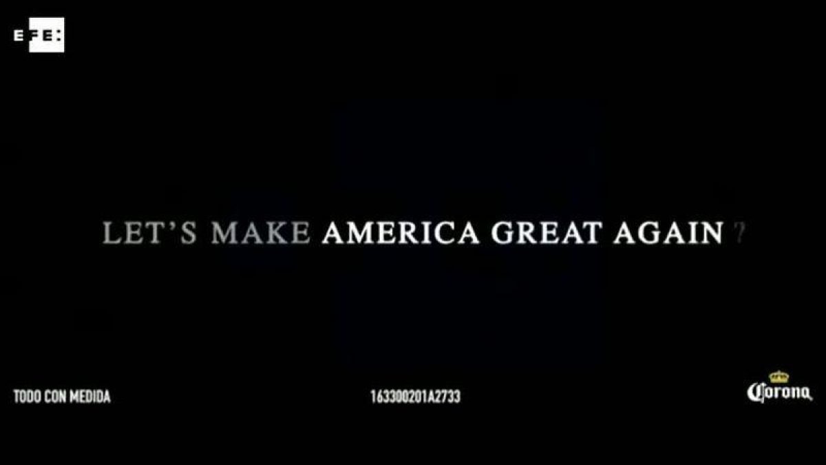 Anuncio de la cerveza mexicana Corona contra la política migratoria de Trump.-YOUTUBE / EFE