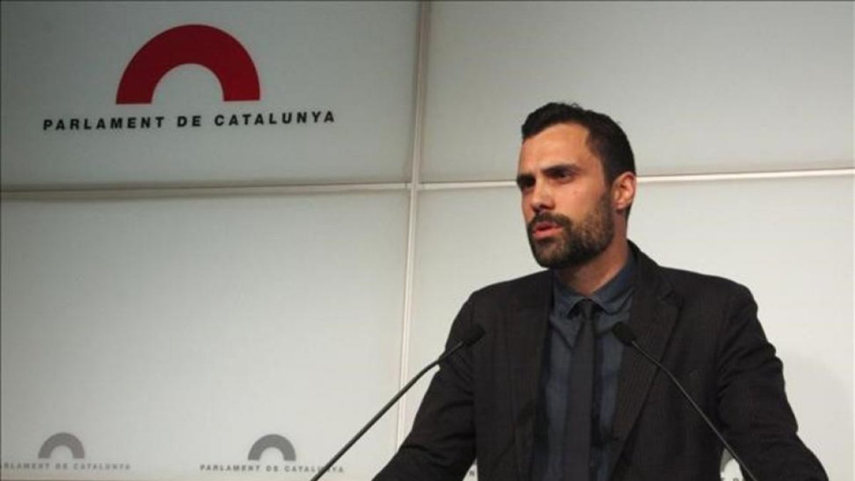 El diputado de Junts pel Sí, Roger Torrent.-EL PERIÓDICO