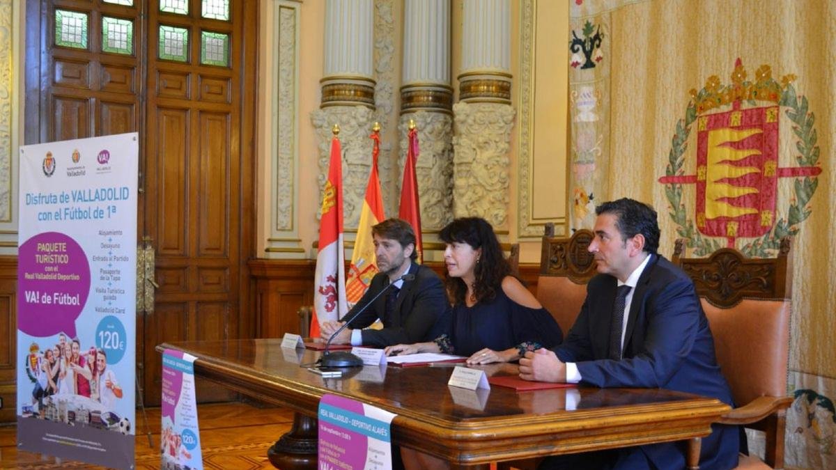 Presentación de la nueva iniciativa del club Real Valladolid.-Ayuntamiento de Valladolid.