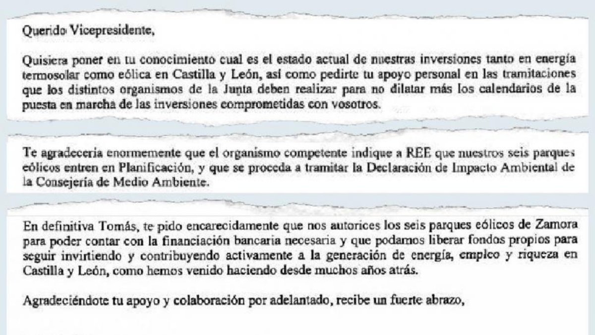 Extractos de de un correo electrónico enviado el 5 de marzo de 2008 por el ahora ex presidente de Campofrío, Pedro Ballvé, al ya fallecido Tomás Villanueva.-EL MUNDO