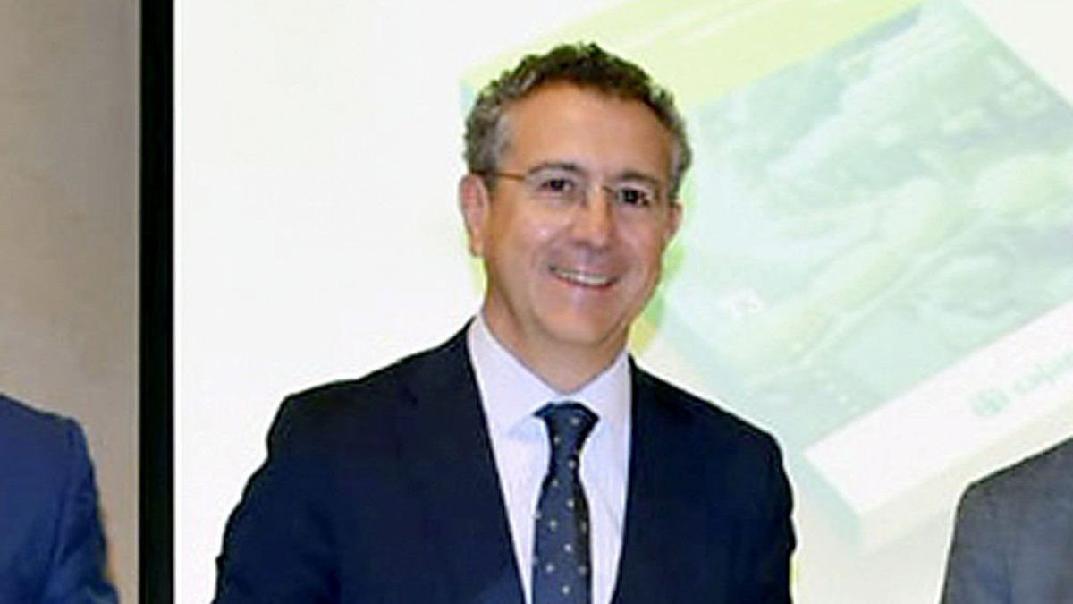 Eduardo Baamonde, presidente de Cajamar, en la presentación. E. M.