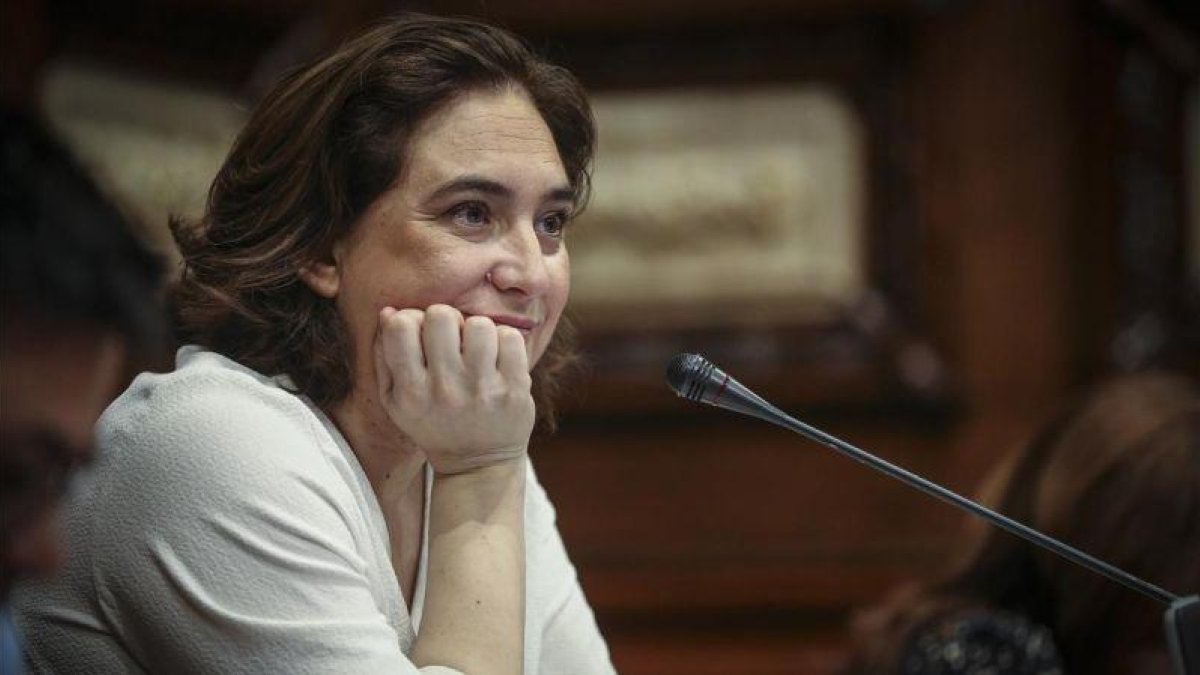 Ada Colau, a finales de junio.-DANNY CAMINAL