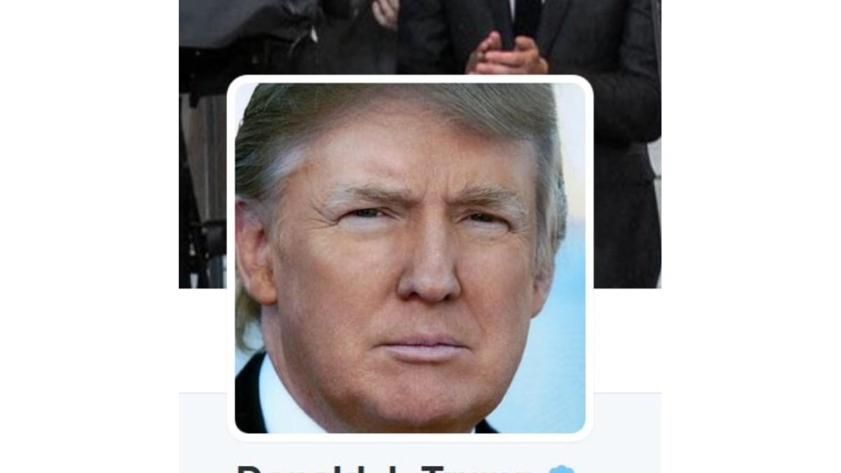 La fotografía del perfil de Donald Trump en Twitter.-EL PERIÓDICO