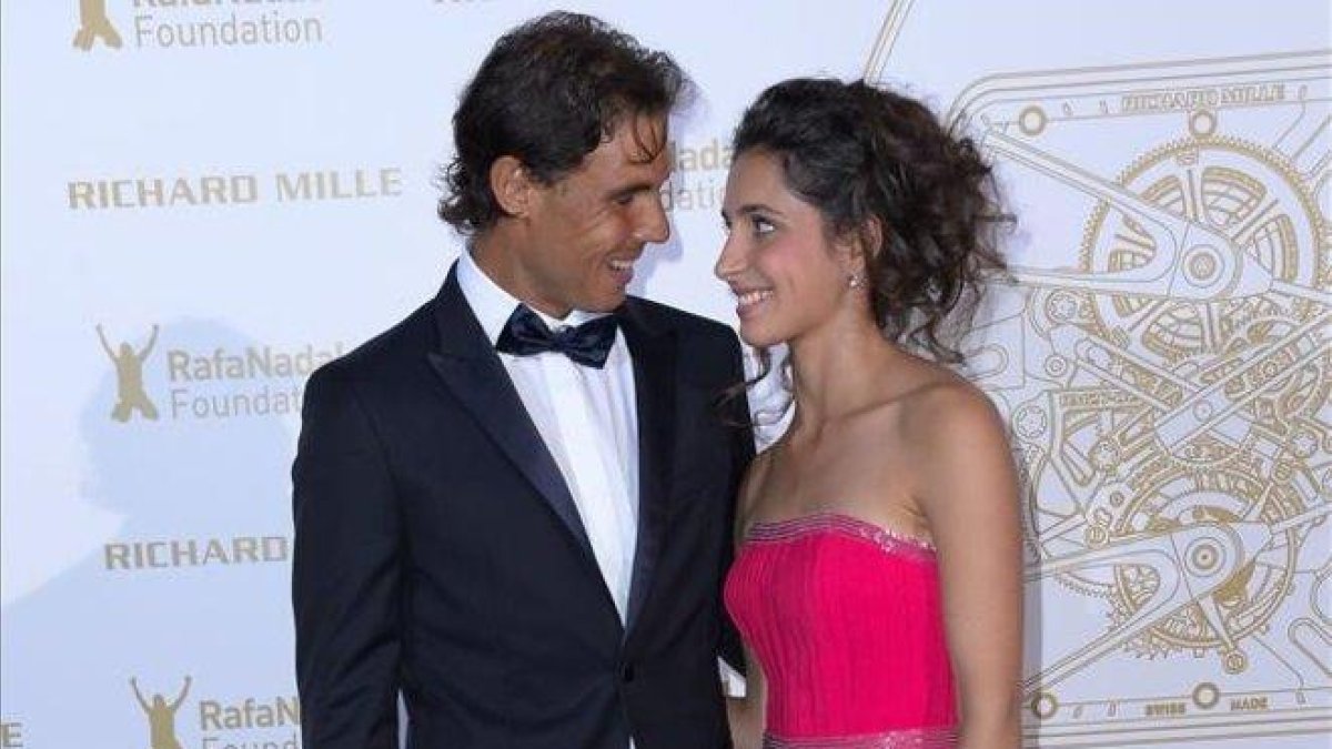 Rafa Nadal y  Xisca Perelló.-