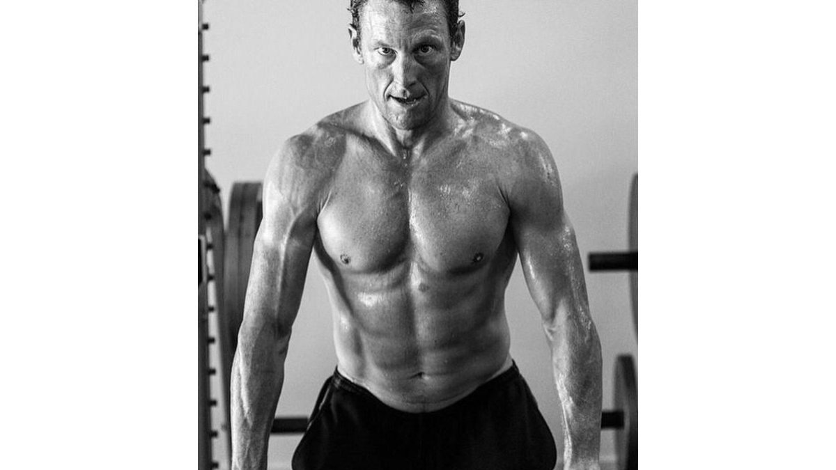 Lance Armstrong, durante un entrenamiento.-TWITTER