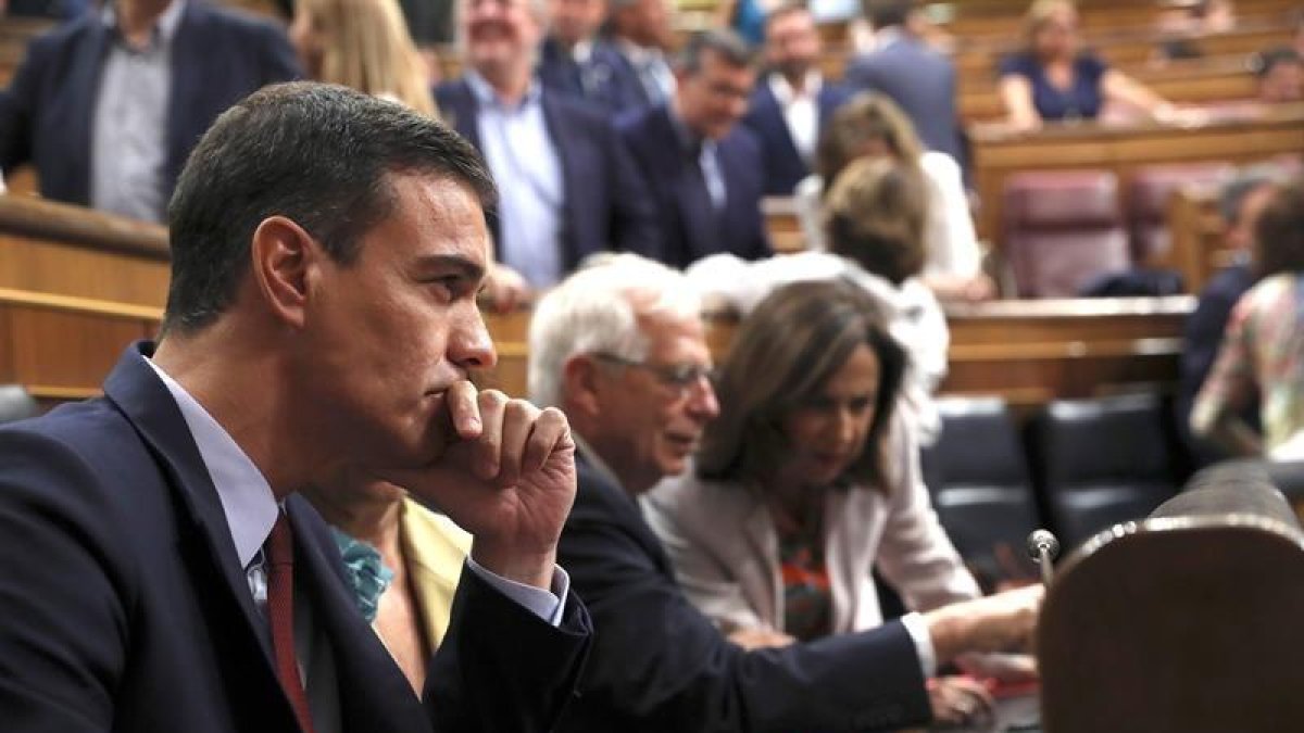 El candidato socialista a la Presidencia del Gobierno, Pedro Sánchez.-KIKO HUESCA (EFE)